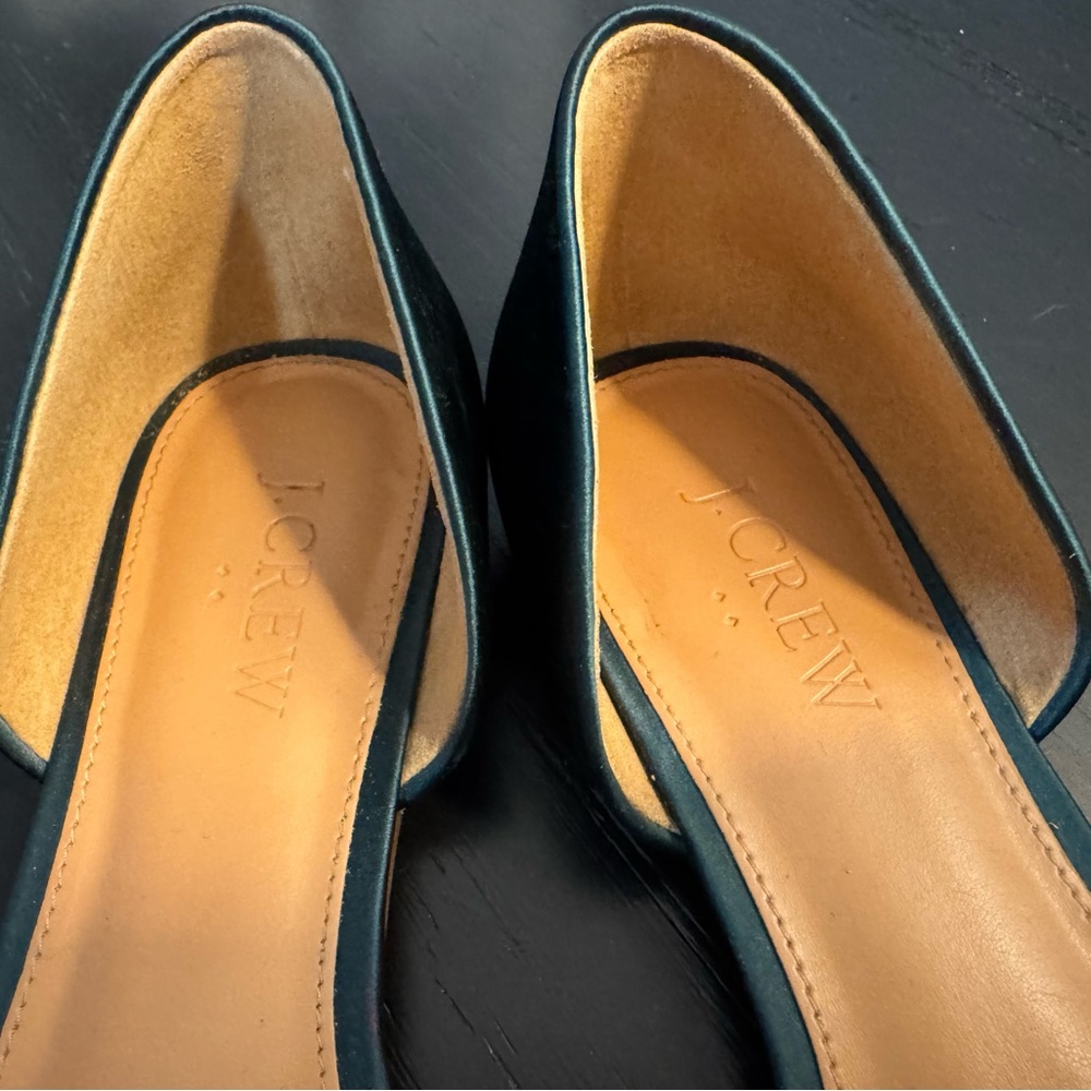 J. Crew Teal Embellished Flats - Picture 6 of 8